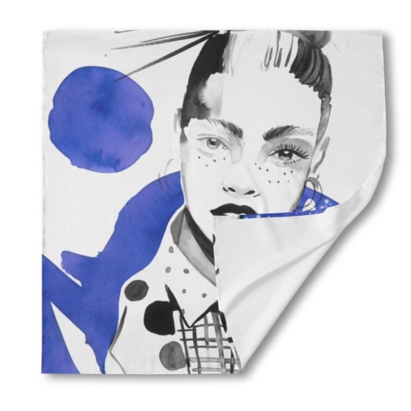 All-Over Print Unisex Silk Bandana