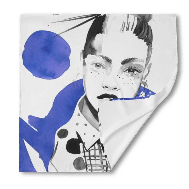 All-Over Print Unisex Silk Bandana
