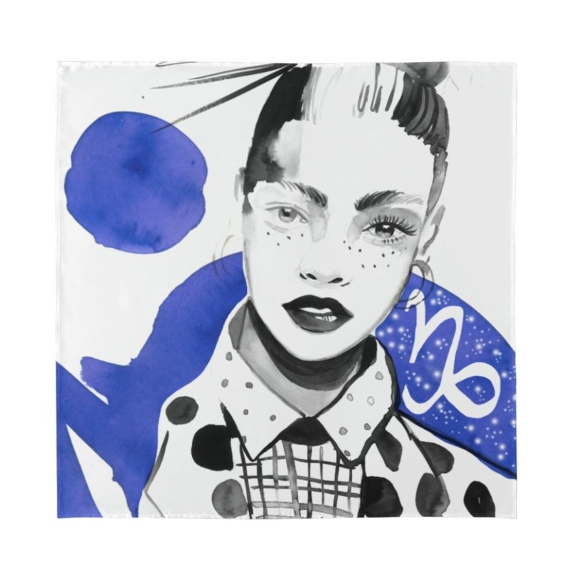 All-Over Print Unisex Silk Bandana - Image 3