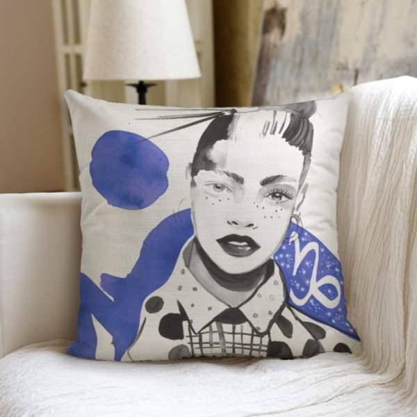 All-Over Print couch pillow with pillow Inserts